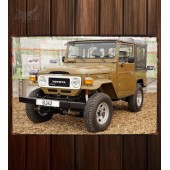 Металлическая табличка Toyota Land Cruiser Canvas Тop (BJ40)